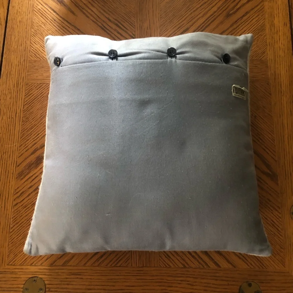 Vintage Ukrainian Tapestry Pillow By TUMAR - Handmade in Kyrgyzstan